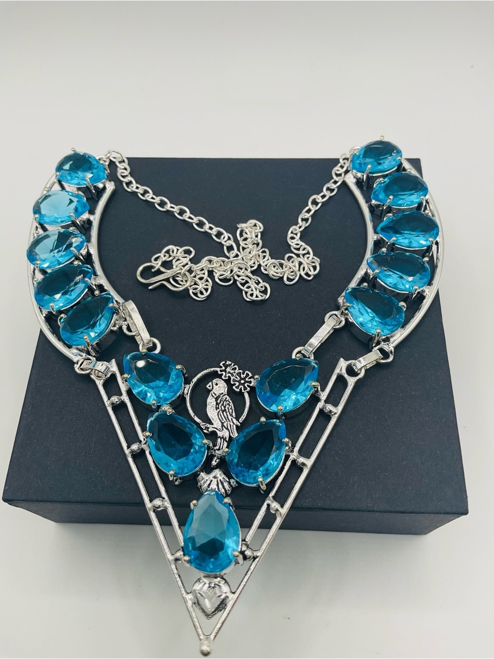 Topaz Gemstone Handmade Necklace from India